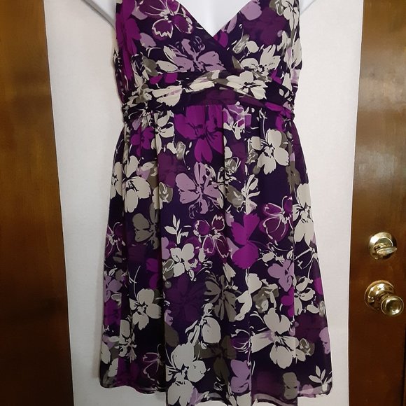 ELLE/CHIFFON DRESS/SIZE 12 - Picture 2 of 9